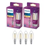 Philips hue - lot de 4 ampoules led philips classic filament candle e14 4, 3w (équivalent 40w) ? lumière ... Philips hue - lot de 4 ampoules led philips classic filament candle e14 4, 3w (équivalent 40w) ? lumière ...