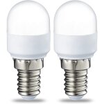 Lot de 2 ampoules led pour r�frig�rateur t22 e14 2 w (�quivalent 15 w) 3000k blanc chaud intensit� non ...