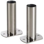 Lot de 2 ancres pour support �chelle piscine bois rectangulaire - ubbink
