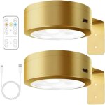 Lot de 2 appliques murales magntiques pour tableau - lampe murale  piles rechargeable sans fil avec ...