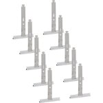 Lot de 2 attaches souples  clipser pour lame de 8 mm et tous types de tablier de volet roulant