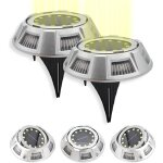 Lot de 2 balise solaires alovez led's ultra plates et orientables