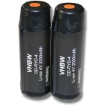 Vhbw 2x batterie remplacement pour ryobi ap4001 pour outil lectrique (2000 mah, li - ion, 4 v)
