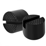 Lot de 2 bloc de caoutchouc tampon cric hydraulique auto coussin cric de voiture �l�vateurs auto solide ...