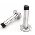 Lot de 2 bloc porte - butee de porte murale en acier inoxydable avec pointe en caoutchouc - butoir arret ... Lot de 2 bloc porte - butee de porte murale en acier inoxydable avec pointe en caoutchouc - butoir arret ...