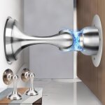 Lot de 2 bloc porte magn�tiques, bloque porte interieur sans percer, arr�t butee de porte stop porte ...