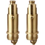 Lot de 2 bondes � ressort en laiton pour bonde de baignoire pop up click clack, pour bonde clic clac ...