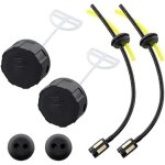 Vurahome - lot de 2 bouchons de r�servoir avec tuyau dessence pour 33cc 43cc 52cc cg330 cg430 d�broussailleuse ...