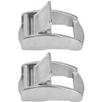 Lot de 2 boucles  pression en acier inoxydable 316, boucle de verrouillage  ressort, tendeur de sangle ...
