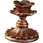 Lot de 2 bougeoirs vintage pour bougies de no�l pour d�coration d'int�rieur