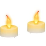 Lot de 2 bougies chauffe plat a led Lot de 2 bougies chauffe plat a led