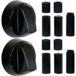 Lot de 2 bouton plaque de cuisson, bouton gaziniere, pour presque toutes les plaques de cuissonbouton ...