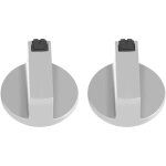 Lot de 2 boutons de rechange en alliage de zinc pour cuisinire  gaz, 6 mm, pour cuisinire, four, table ...