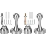 Qiyao - lot de 2 butées de porte magnétiques en acier inoxydable, solides et souples, fixation murale, ... Qiyao - lot de 2 butées de porte magnétiques en acier inoxydable, solides et souples, fixation murale, ...