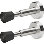 Lot de 2 but�es de porte � ressort, butoir de porte, bloqueur de porte murales hydrauliques en acier ...