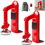 Lot de 2 butoirs de porte alarmes - verrouillage de porte portable - protection anti - effraction - dispositif ...