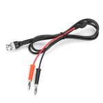 Lot de 2 cbles de test bnc noir et rouge vers double fiche banane 50 ?