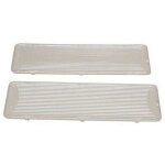 Lot de 2 cache lumi�re d'origine (00264984, 00272497) hotte neff, viva, gaggenau, siemens bosch