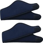 Lot de 2 cache - oreilles en polaire d'hiver pour homme, femme, enfant, ski, course  pied, cyclisme, ...
