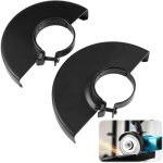 Lot de 2 carter aspiration meuleuse 125 mm et 150 mm, mtalliques accessoires pour meuleuse d'angle disqueuse, ...