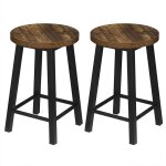 Woltu - lot de 2 chaises salle � manger 30x30x45cm (lxlxh) chaises de cuisine en m�tal et agglom�r�, ...