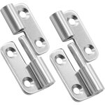 Lot de 2 charni�res � d�gagement droit en acier inoxydable, 1, 5 pouce, amovibles, � joint coulissant, ...