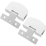 Lot de 2 charni�res pour portes en verre charni�res pour armoires en verre sans cadre pour portes de ...
