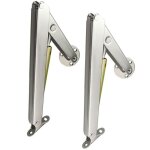 Lot de 2 charni�res de support de couvercle � fermeture douce, v�rins � gaz robustes avec ressort � gaz ...