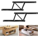 Lot de 2 charni�res de table basse pliables, mat�riel de table basse, charni�re de table relevable, m�canisme ...