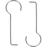 Lot de 2 cls de vidange en acier inoxydable - crochet de levage - extracteur de grille de vidange - ...