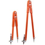 Lot de 2 compas de menuiserie professionnels, s�parateur r�glable de grand diam�tre pour marquage et ...
