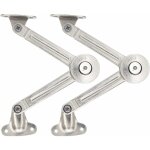 Lot de 2 compas  systme d'amortissement pour abattants de portes relevables de placard de cuisine