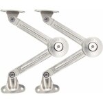Lot de 2 compas � syst�me d?amortissement pour abattants de portes relevables de placard de cuisine - ...