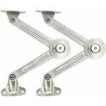 Lot de 2 compas  systme d?amortissement pour abattants de portes relevables de placard de cuisine