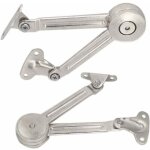 Lot de 2 compas à système d'amortissement pour abattants de portes relevables de placard de cuisine Lot de 2 compas à système d'amortissement pour abattants de portes relevables de placard de cuisine