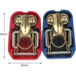 Lot de 2 cosses batterie serrage rapide, lib�ration rapide 12v bornes de connecteurs, coupe batterie ...