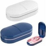 Lot de 2 coupe - comprim�s, coupe - pilules 2 en 1, coupe - comprim�s portable, s�parateur de comprim�s ...