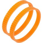 Lot de 2 courroies d'entra�nement de rabot �lectrique orange 1900b de 9, 6 mm
