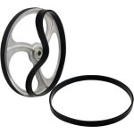 Lot de 2 courroies de transmission en caoutchouc, accessoires pour outils lectriques travail du bois ...