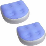Lot de 2 coussins gonflables pour spa et piscines - avec 4 ventouses