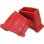 Lot de 2 coussinets antidrapants en caoutchouc rouge pour pied d'chelle, accessoires de couverture ...