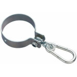 Lot de 2 crochets de balan�oire avec mousqueton pour poutres rondes � 5 cm