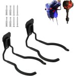 Lot de 2 crochets pour outils �lectriques, crochets muraux de garage, support de d�sherbeur, crochet ...
