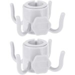 Lot de 2 crochet � parasol 4 - dents, crochet r�glable pour parasol de plage, camping et voyage ? l�ger, ...