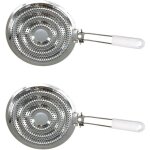 Lot de 2 diffuseurs de chaleur de plaque de cuisson, accessoire pour gazini�re, 2 diffuseurs chaleur ...
