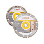 Bosch - lot 2 disques diamant 125 mm / 230 mm spcial maon - 06159975h9