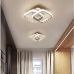 Lot de 2 �clairage de plafond modernes 3000k - 6000k r�glable luminaire pour salle � manger, cuisine, ...
