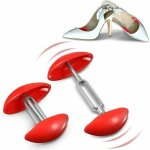 Lot de 2 embauchoirs r�glables pour homme et femme, 7 - 12 cm rouge