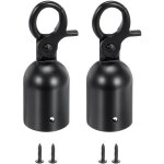 Lot de 2 embouts de corde pour poteau de 2, 8 x 8 cm, crochets mousquetons pour barri�re de contr�le ...