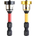 Lot de 2 embouts ph2 magn�tiques 1 / 4  pour placo - embout tournevis � positionnement pour pl�tre et ...